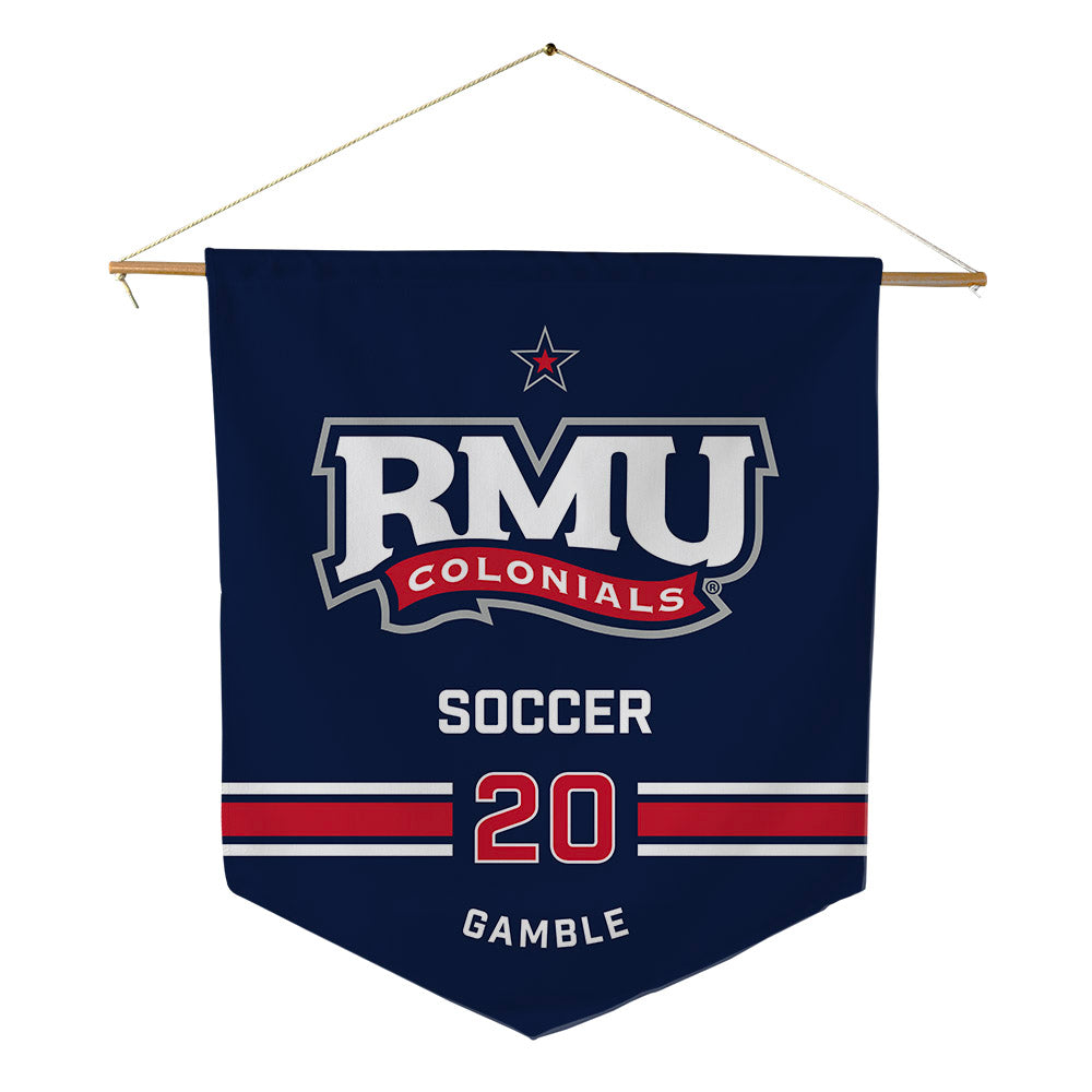 Robert Morris - NCAA Women's Soccer : Shauna Gamble - Pennant - 18" x 21"-0