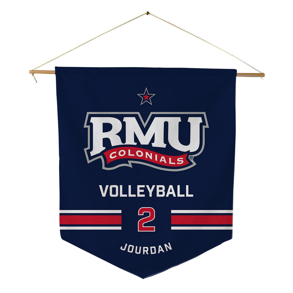 Robert Morris - NCAA Women's Volleyball : Jocelyn Jourdan - Pennant - 18" x 21"-0