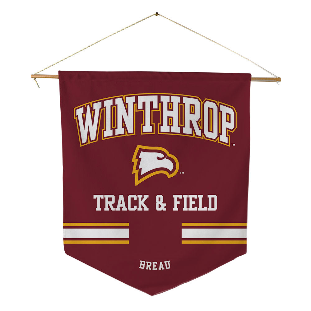 Winthrop - NCAA Women's Track & Field : Brianna Breau - Pennant - 18" x 21"-0