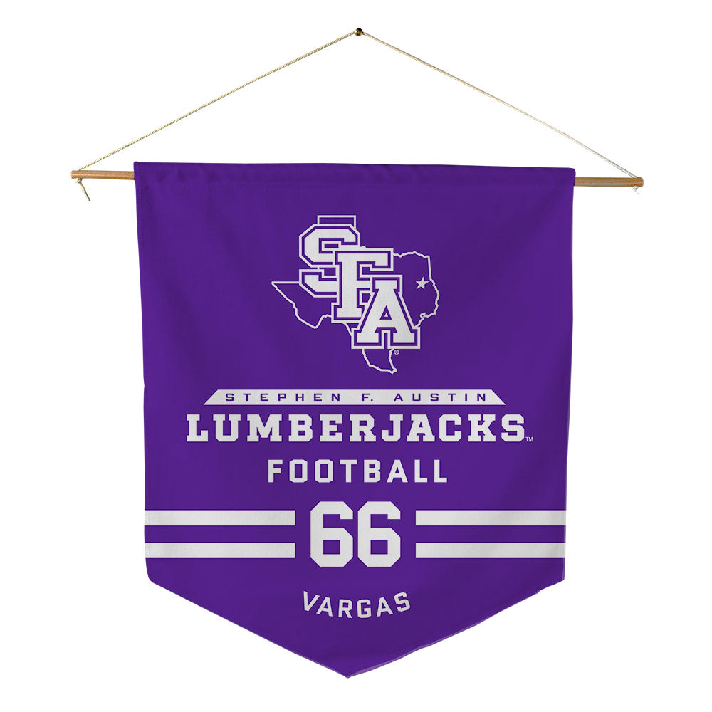 SFA - NCAA Football : Cameron Vargas - Pennant - 18" x 21"-0