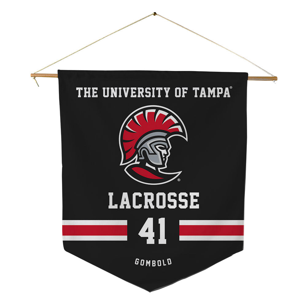 Tampa - NCAA Men's Lacrosse : Gordy Gombold - Pennant - 18" x 21"-0