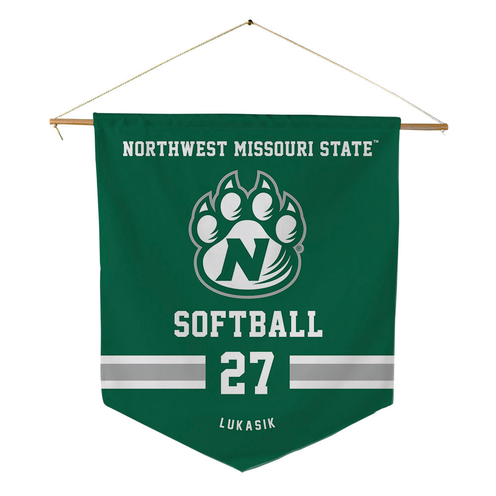 Northwest Missouri State - NCAA Softball : Madi Lukasik - Pennant - 18" x 21"-0