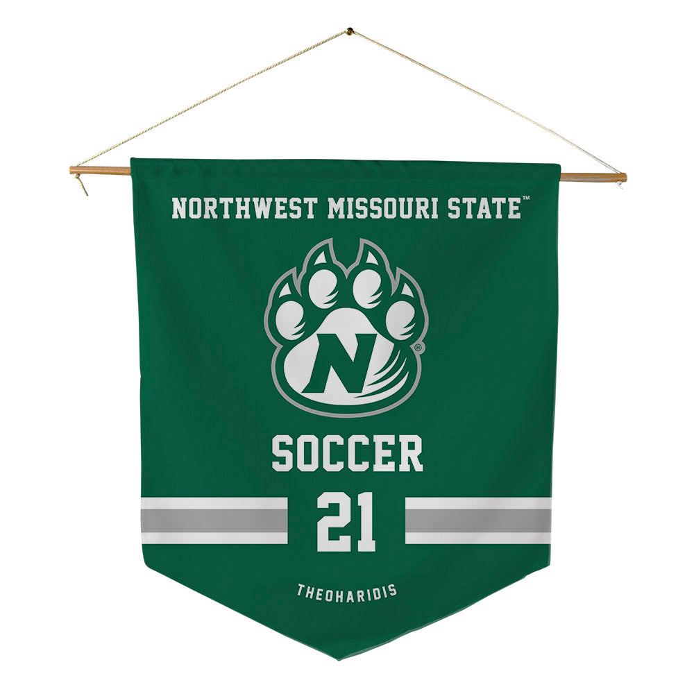 Northwest Missouri State - NCAA Women's Soccer : Ekaterina Theoharidis - Pennant - 18" x 21"-0