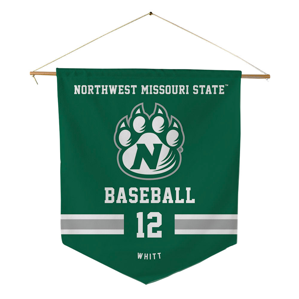 Northwest Missouri State - NCAA Baseball : Bronco Whitt - Pennant - 18" x 21"-0