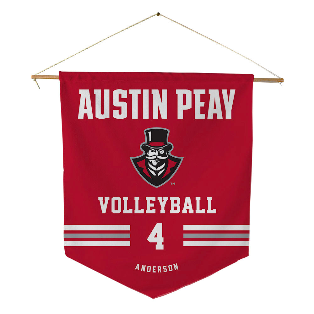 APSU - NCAA Women's Volleyball : Reagan Anderson - Pennant - 18" x 21"-0