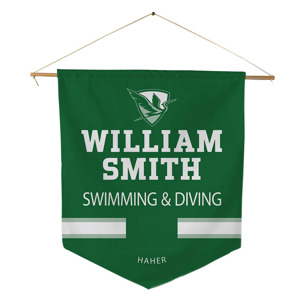 HWS - NCAA Women's Swimming & Diving : Emma Haher - Pennant - 18" x 21"-0