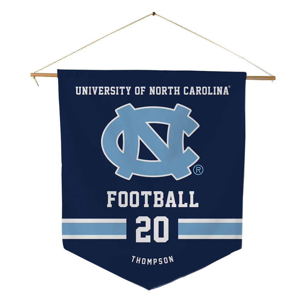 UNC - NCAA Football : Jalon Thompson - Pennant - 18" x 21"-0