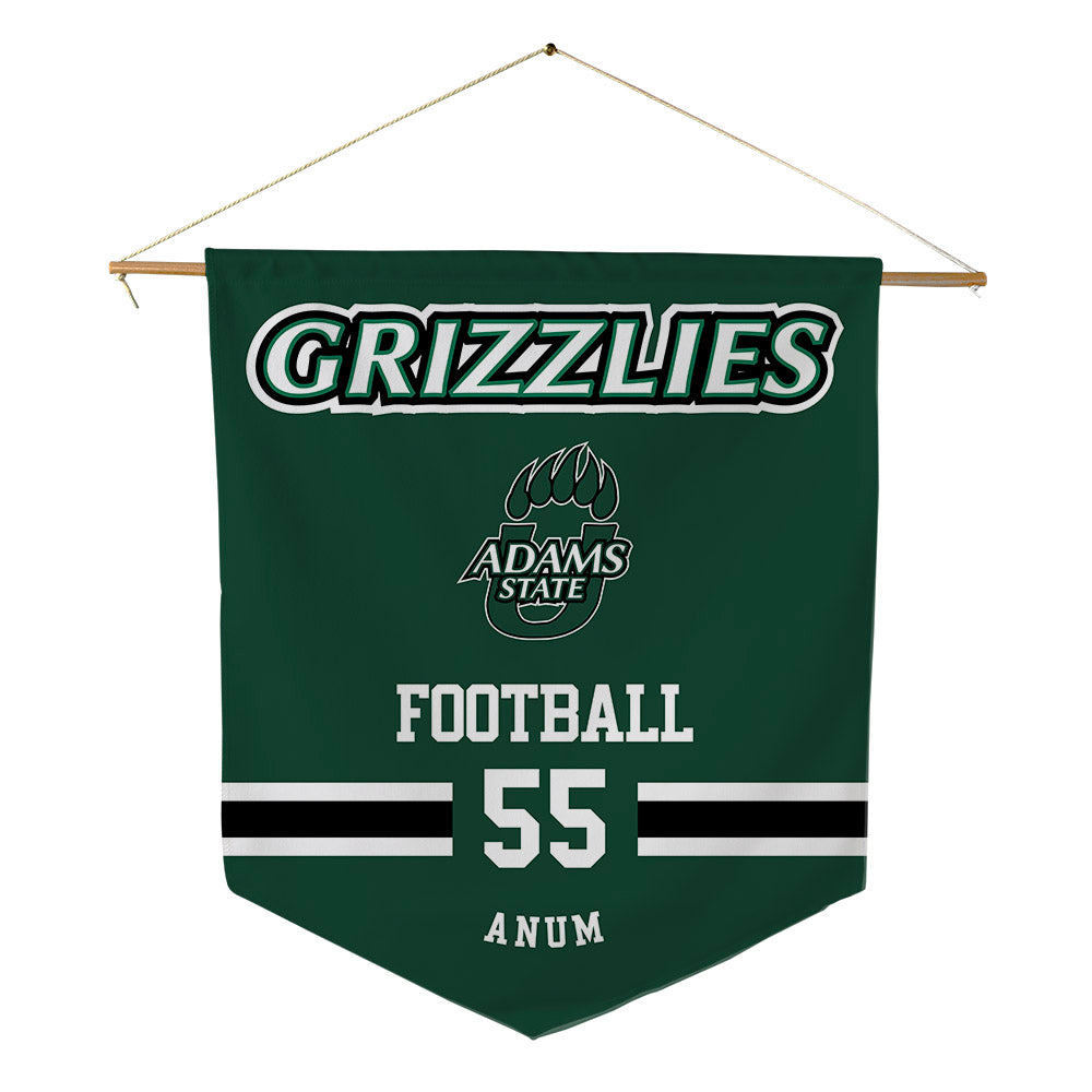 Adams State - NCAA Football : Maxime Anum - Pennant - 18" x 21"-0