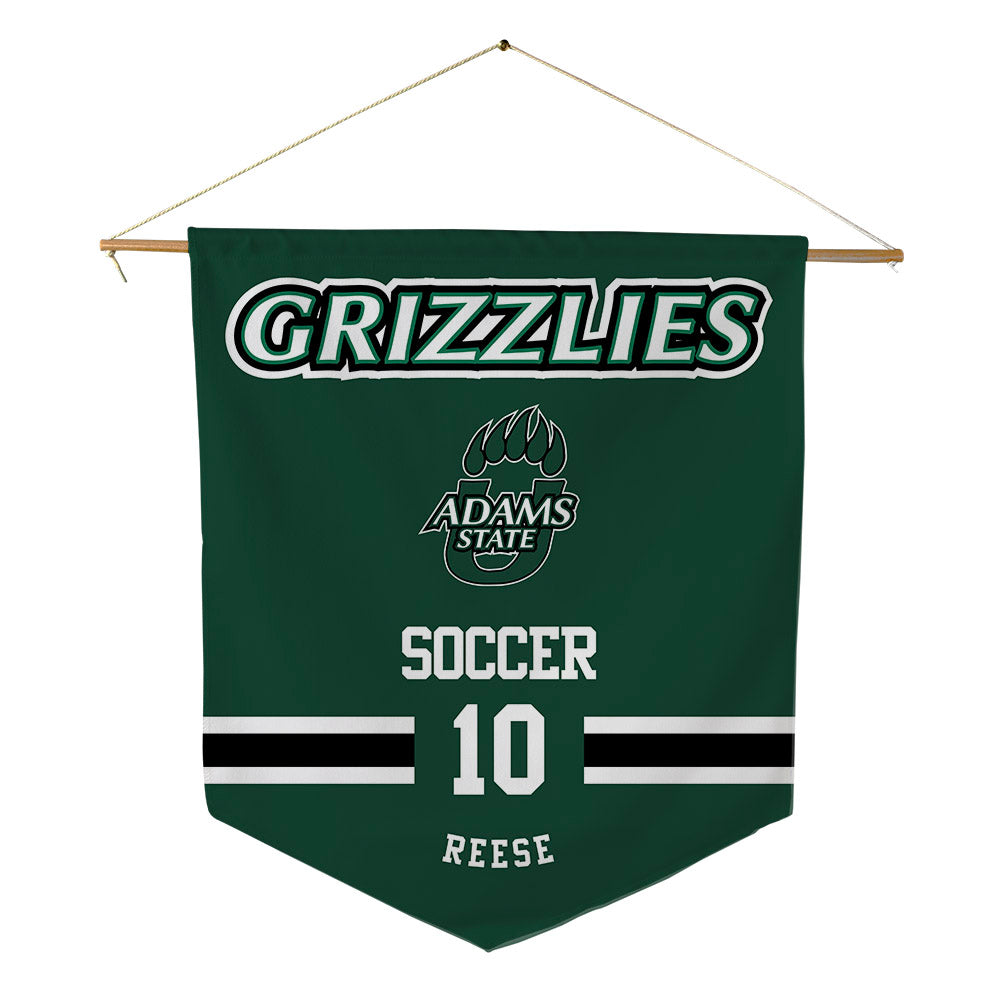 Adams State - NCAA Men's Soccer : Kaidin Reese - Pennant - 18" x 21"-0