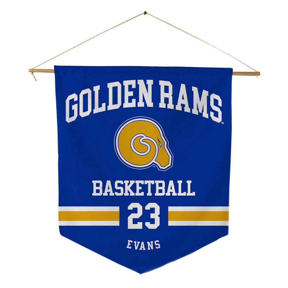 Albany State - NCAA Men's Basketball : Cameron Evans - Pennant - 18" x 21"-0