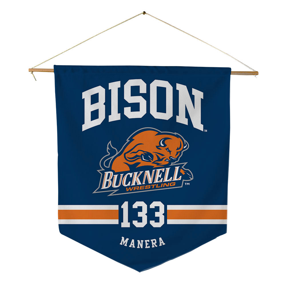 Bucknell - NCAA Wrestling : Bryce Manera - Pennant - 18" x 21"-0