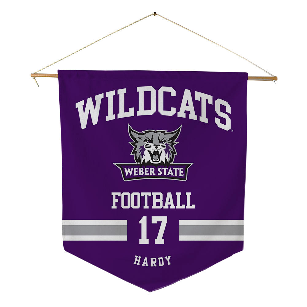 Weber - NCAA Football : Joshua Hardy - Pennant - 18" x 21"-0