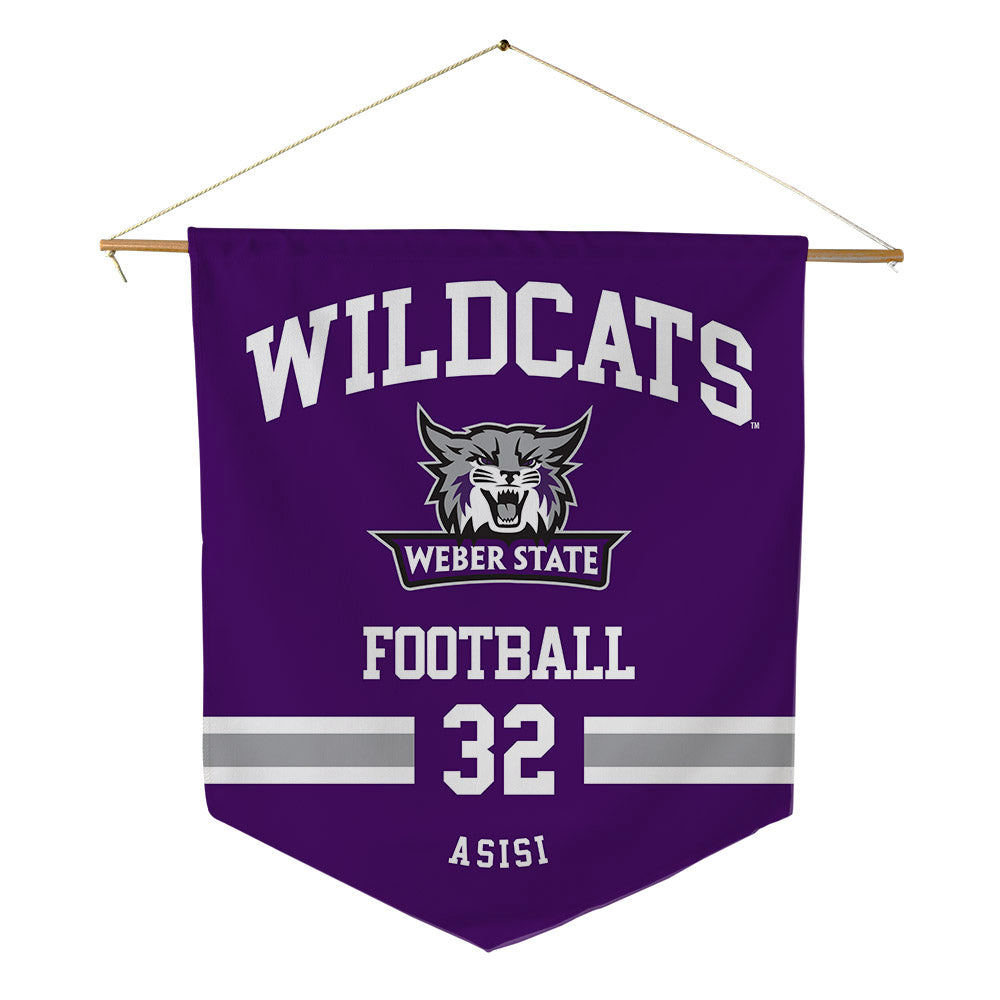 Weber - NCAA Football : Daniel Asisi - Pennant - 18" x 21"-0