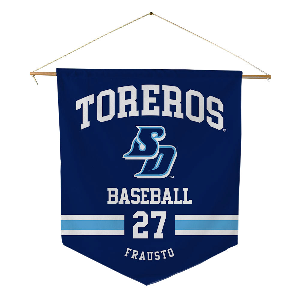 San Diego - NCAA Baseball : Andrew Frausto - Pennant - 18" x 21"-0