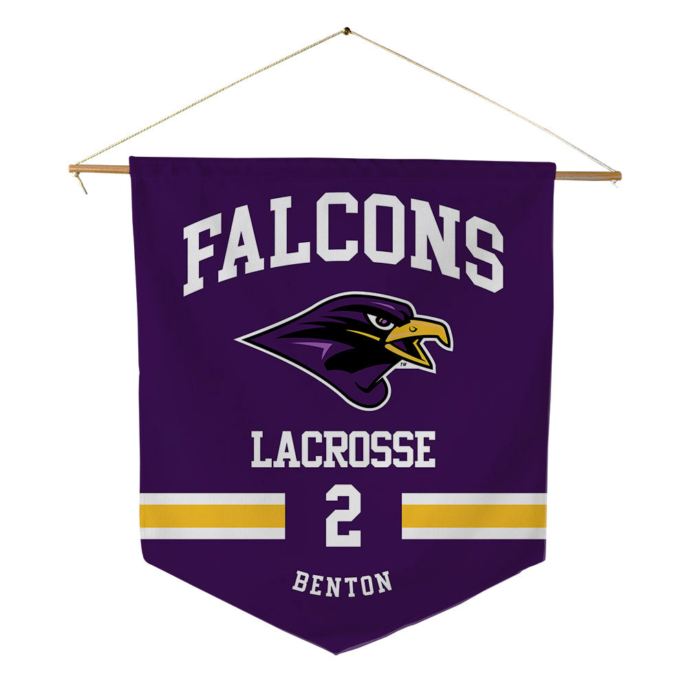 Montevallo - NCAA Women's Lacrosse : Brooke Benton - Pennant - 18" x 21"-0