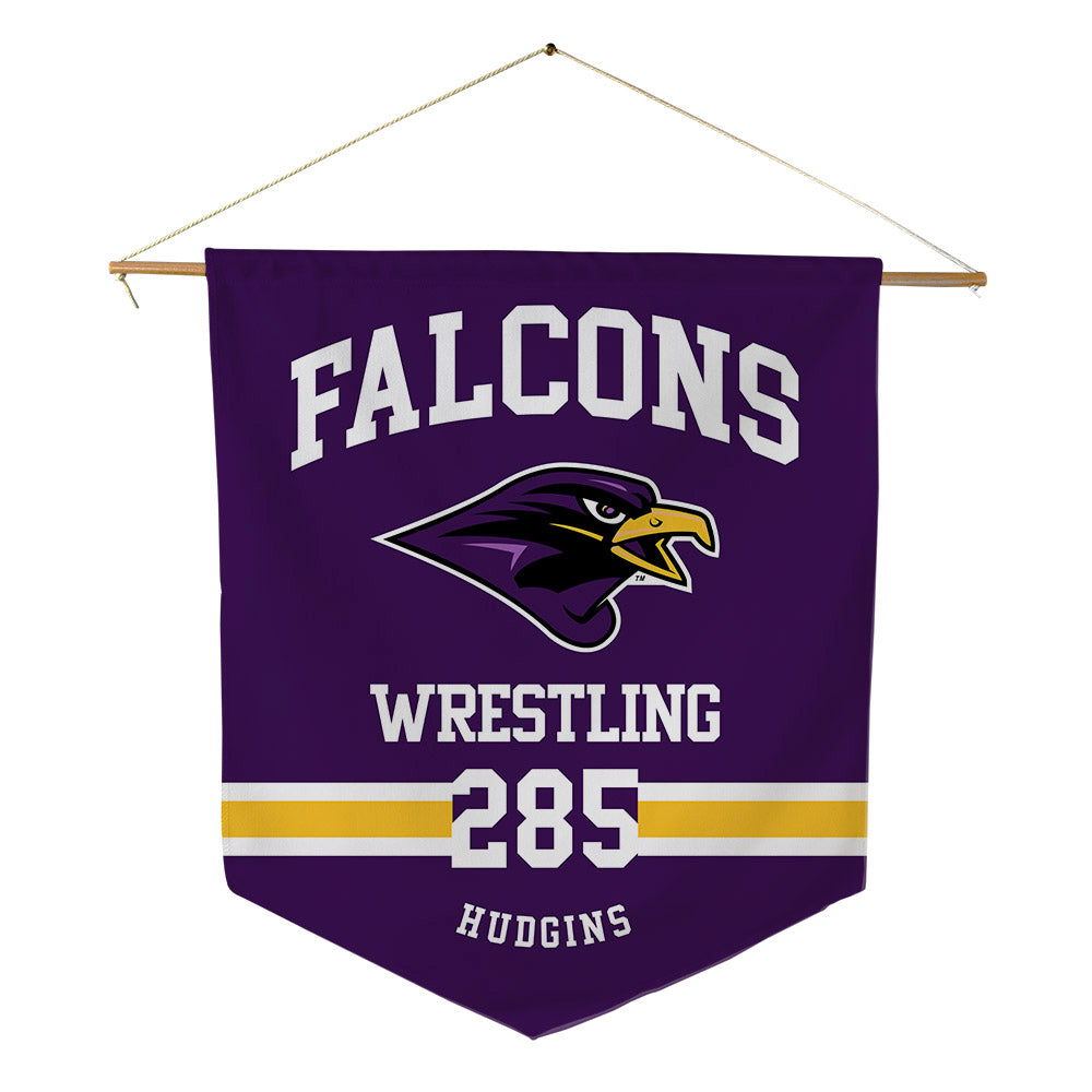 Montevallo - NCAA Wrestling : Jaxon Hudgins - Pennant - 18" x 21"-0