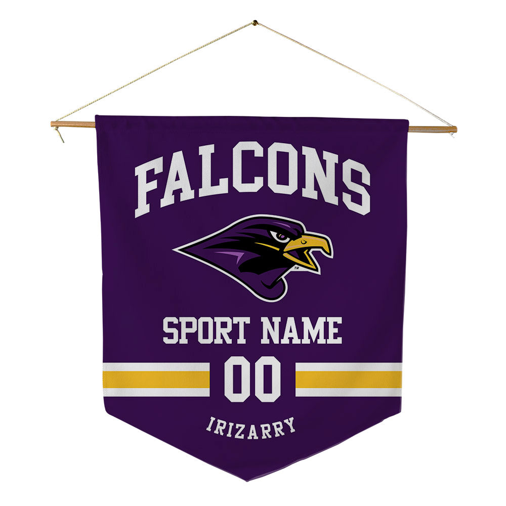 Montevallo - NCAA Baseball : Daniel Irizarry - Pennant - 18" x 21"-0