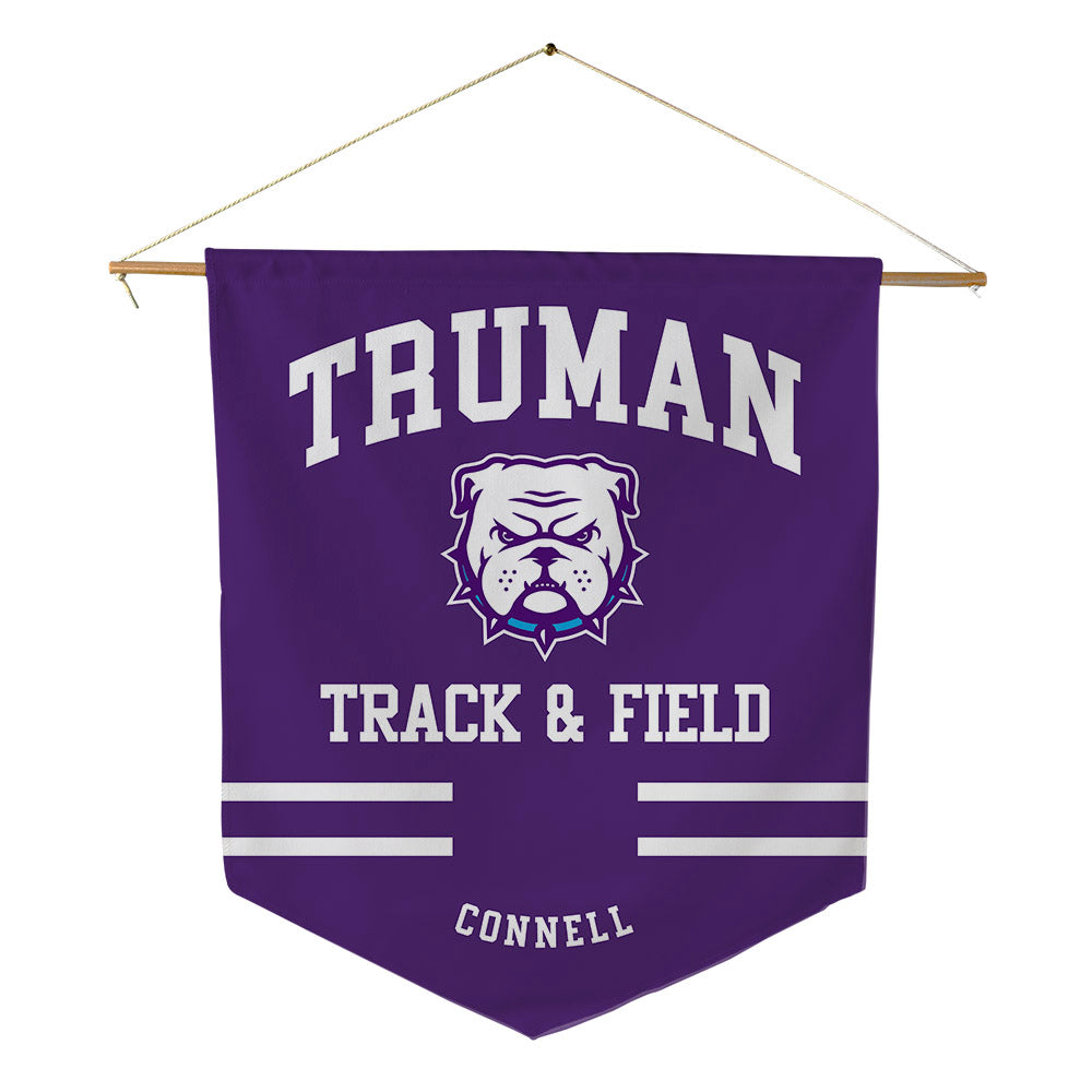 Truman - NCAA Men's Track & Field : Riley Connell - Pennant - 18" x 21"-0