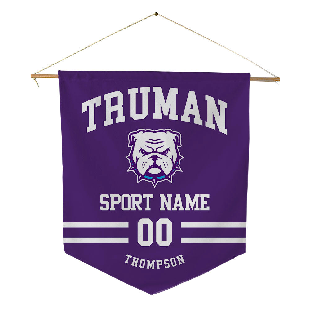 Truman - NCAA Men's Soccer : Drake Thompson - Pennant - 18" x 21"-0