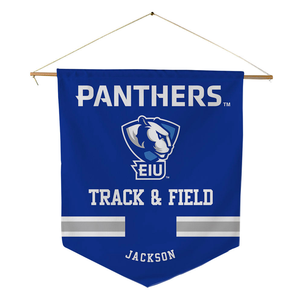 EIU - NCAA Men's Track & Field : lsrael Jackson - Pennant - 18" x 21"-0