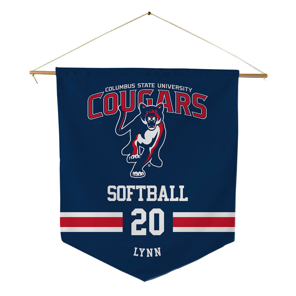 Columbus State - NCAA Softball : Holly Lynn - Pennant - 18" x 21"-0
