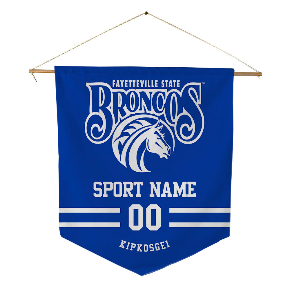 Fayetteville State - NCAA Men's Cross Country : Romeo Kipkosgei - Pennant - 18" x 21"-0