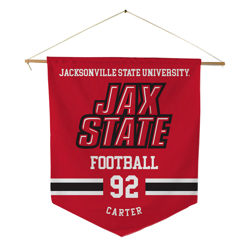 Jax State - NCAA Football : Talan Carter - Pennant - 18" x 21"-0