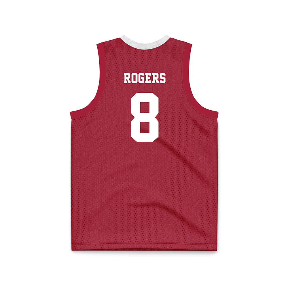 Oklahoma - NCAA Men's Basketball : Kai Rogers - Basketball Jersey-1