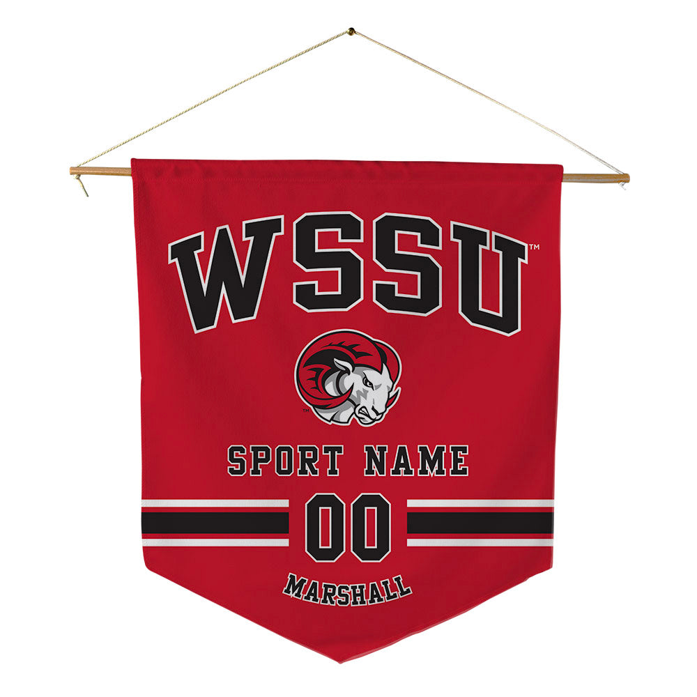 WSSU - NCAA Football : Noah Marshall - Pennant - 18" x 21"-0