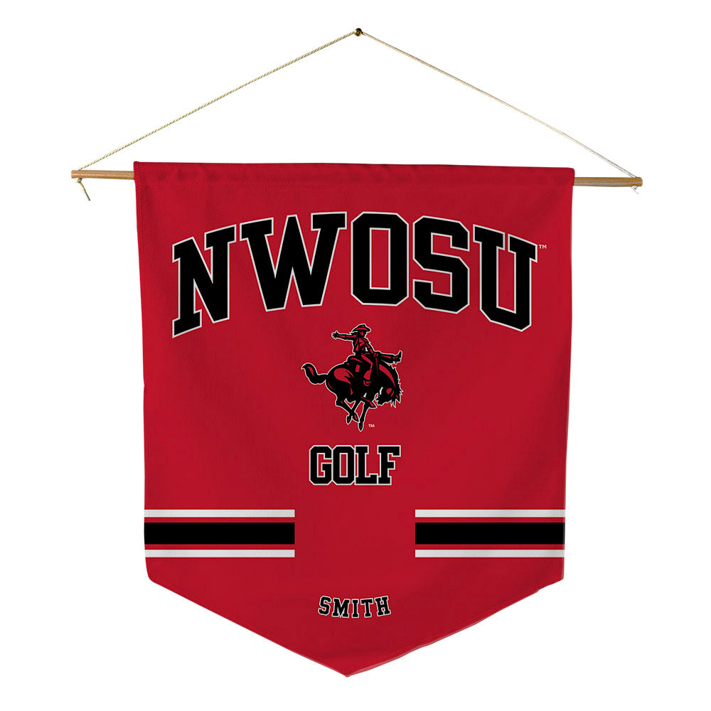 NWOSU - NCAA Men's Golf : Davan Smith - Pennant - 18" x 21"-0
