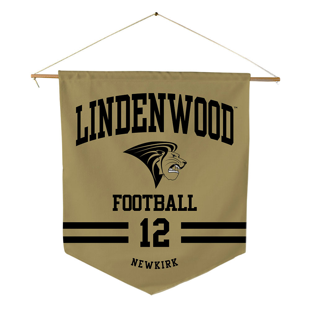Lindenwood - NCAA Football : Joshua Newkirk - Pennant - 18" x 21"-0