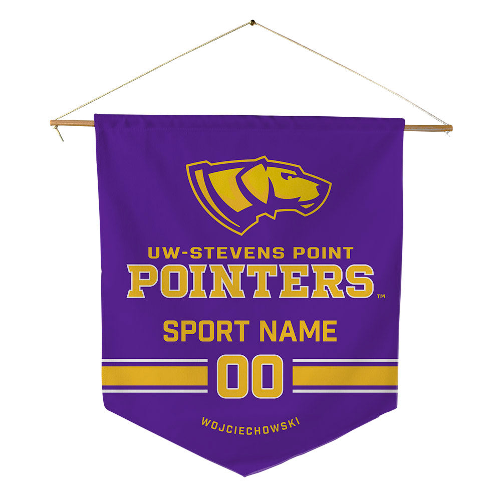 UWSP - NCAA Men's Soccer : William Wojciechowski - Pennant - 18" x 21"-0