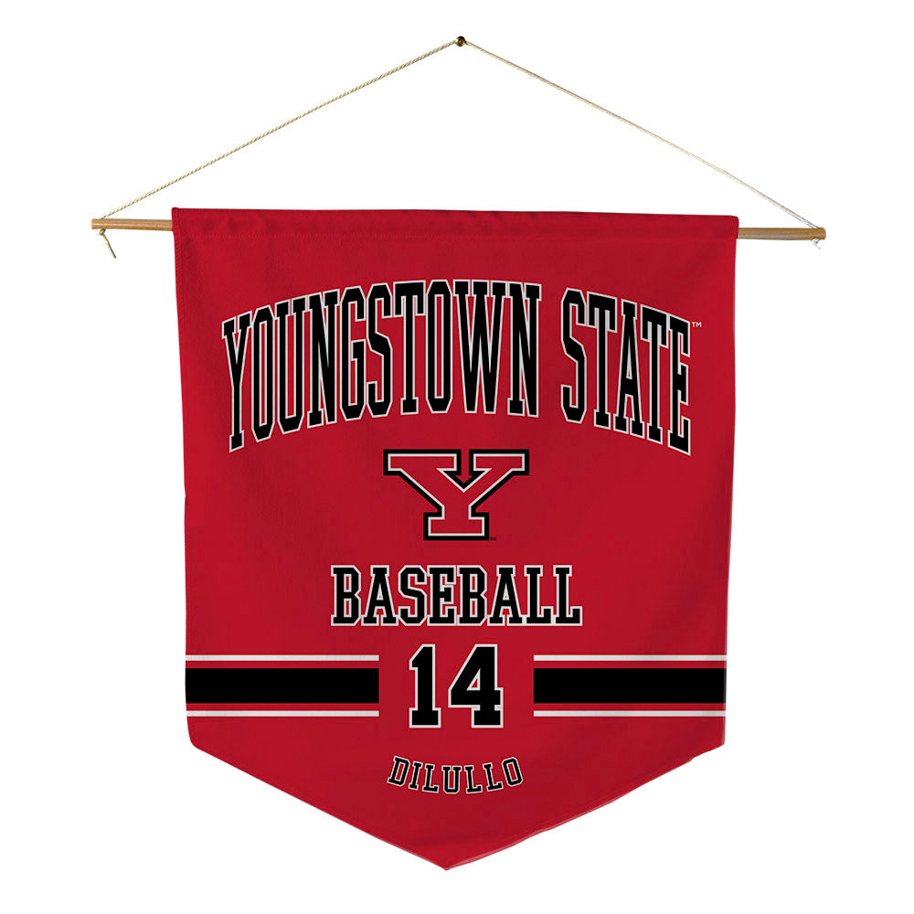 Youngstown State - NCAA Baseball : Ryan DiLullo - Pennant - 18" x 21"-0