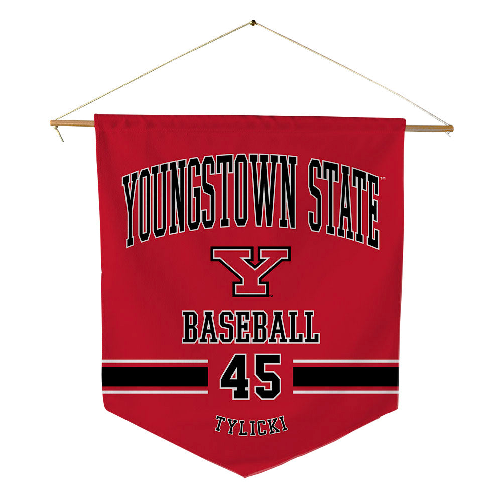 Youngstown State - NCAA Baseball : JJ Tylicki - Pennant - 18" x 21"-0