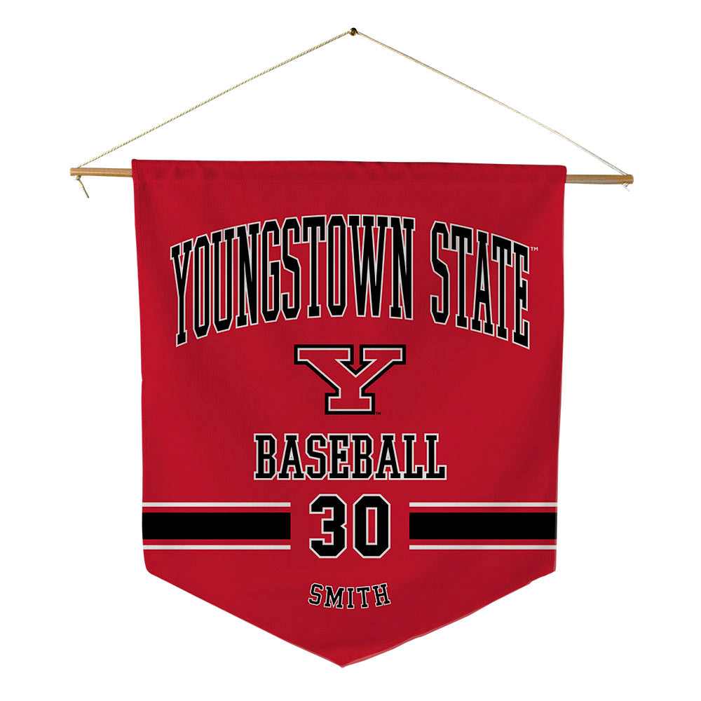 Youngstown State - NCAA Baseball : Brevin Smith - Pennant - 18" x 21"-0