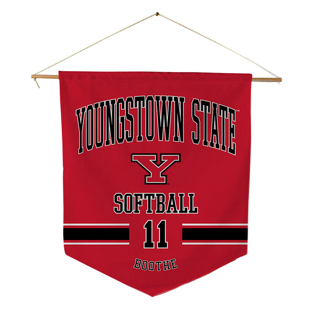 Youngstown State - NCAA Softball : Alivia Boothe - Pennant - 18" x 21"-0