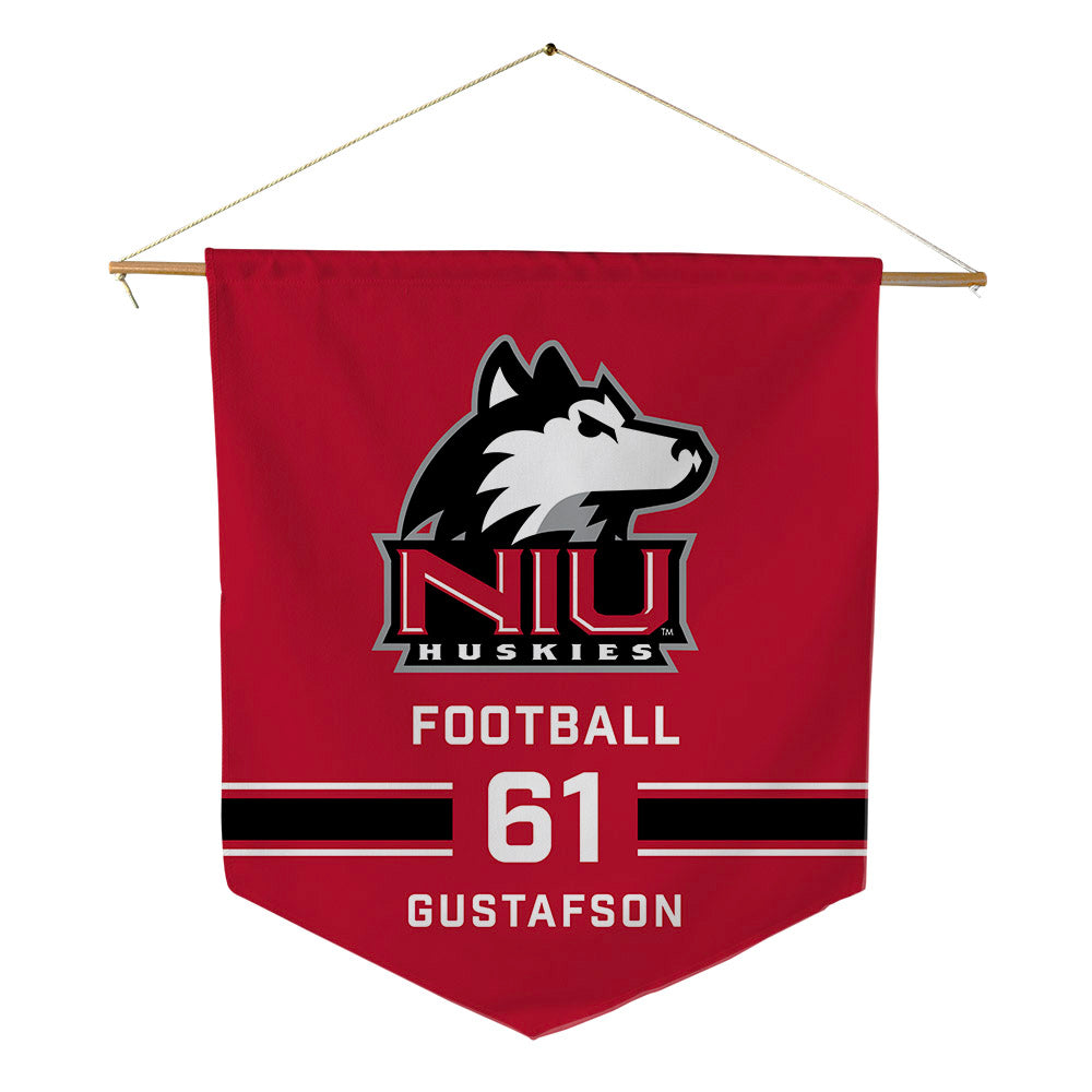 Northern Illinois - NCAA Football : Ben Gustafson - Pennant - 18" x 21"-0