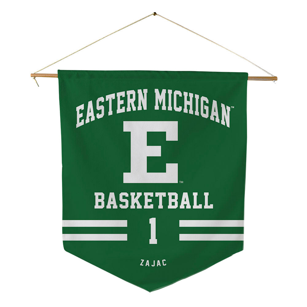 EMich - NCAA Women's Basketball : Alli Zajac - Pennant - 18" x 21"-0