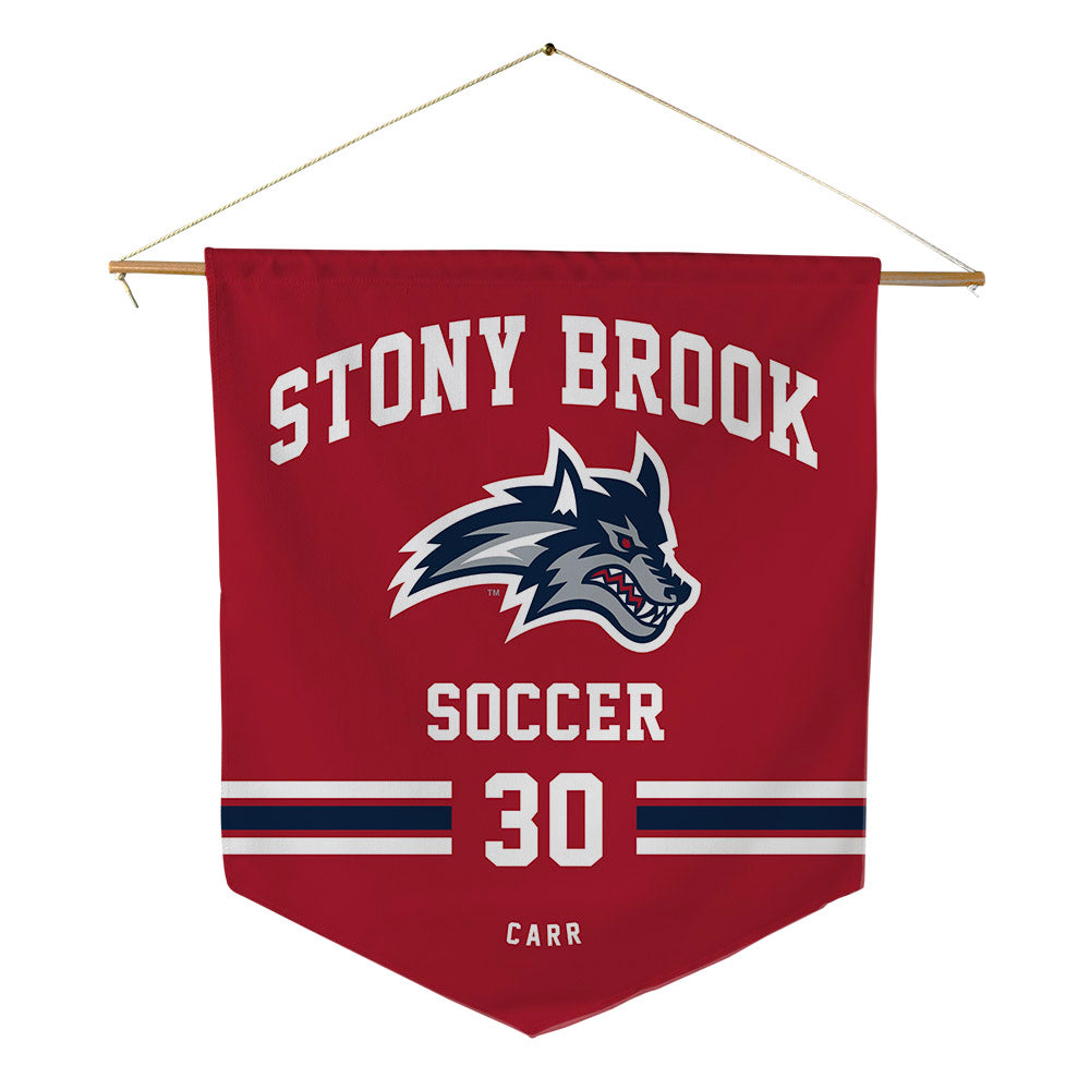 Stony Brook - NCAA Men's Soccer : Trevor Carr - Pennant - 18" x 21"-0