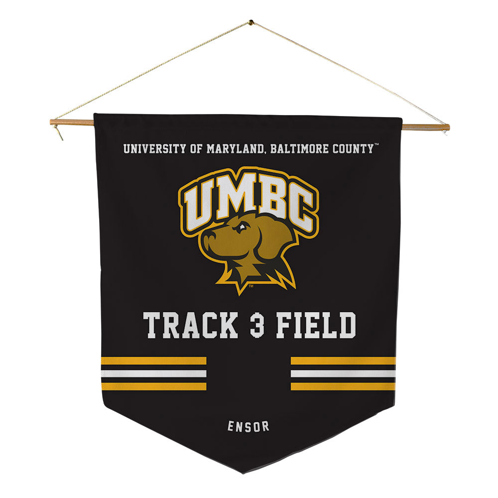 UMBC - NCAA Men's Track & Field : Joey Ensor - Pennant - 18" x 21"-0