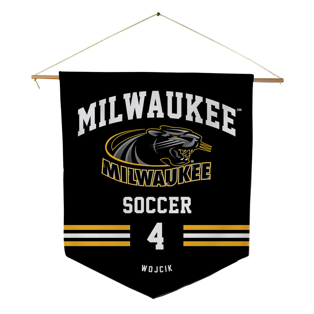 UW Milwaukee - NCAA Women's Soccer : Lola Wojcik - Pennant - 18" x 21"-0