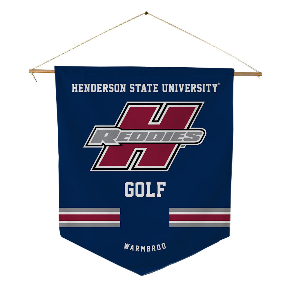 Henderson State - NCAA Men's Golf : Drew Warmbrod - Pennant - 18" x 21"-0