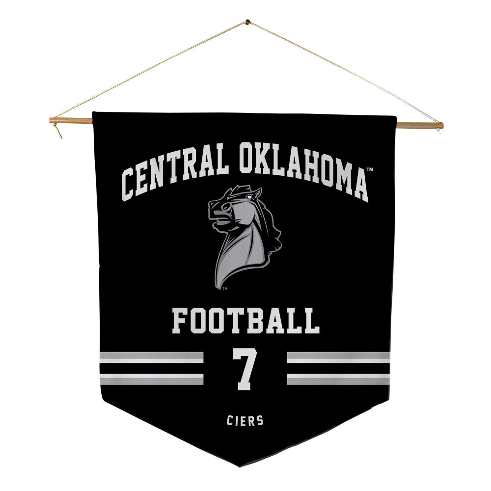 UCO - NCAA Football : Matthew Ciers - Pennant - 18" x 21"-0