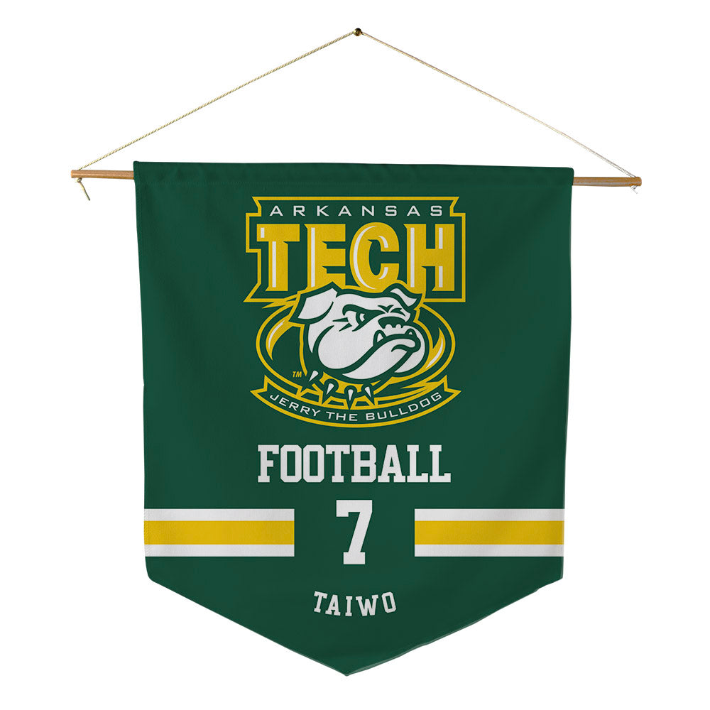 ATU - NCAA Football : Tyriq Taiwo - Pennant - 18" x 21"-0