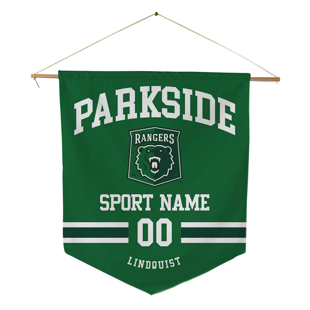 UW Parkside - NCAA Baseball : Jackson Lindquist - Pennant - 18" x 21"-0