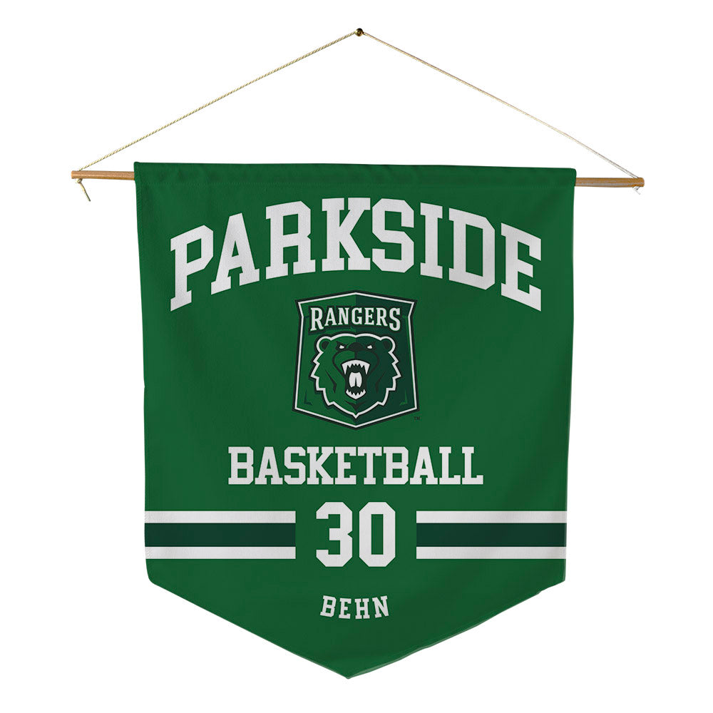 UW Parkside - NCAA Men's Basketball : Zach Behn - Pennant - 18" x 21"-0