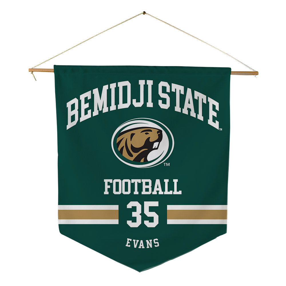 Bemidji State - NCAA Football : Demarco Evans - Pennant - 18" x 21"-0