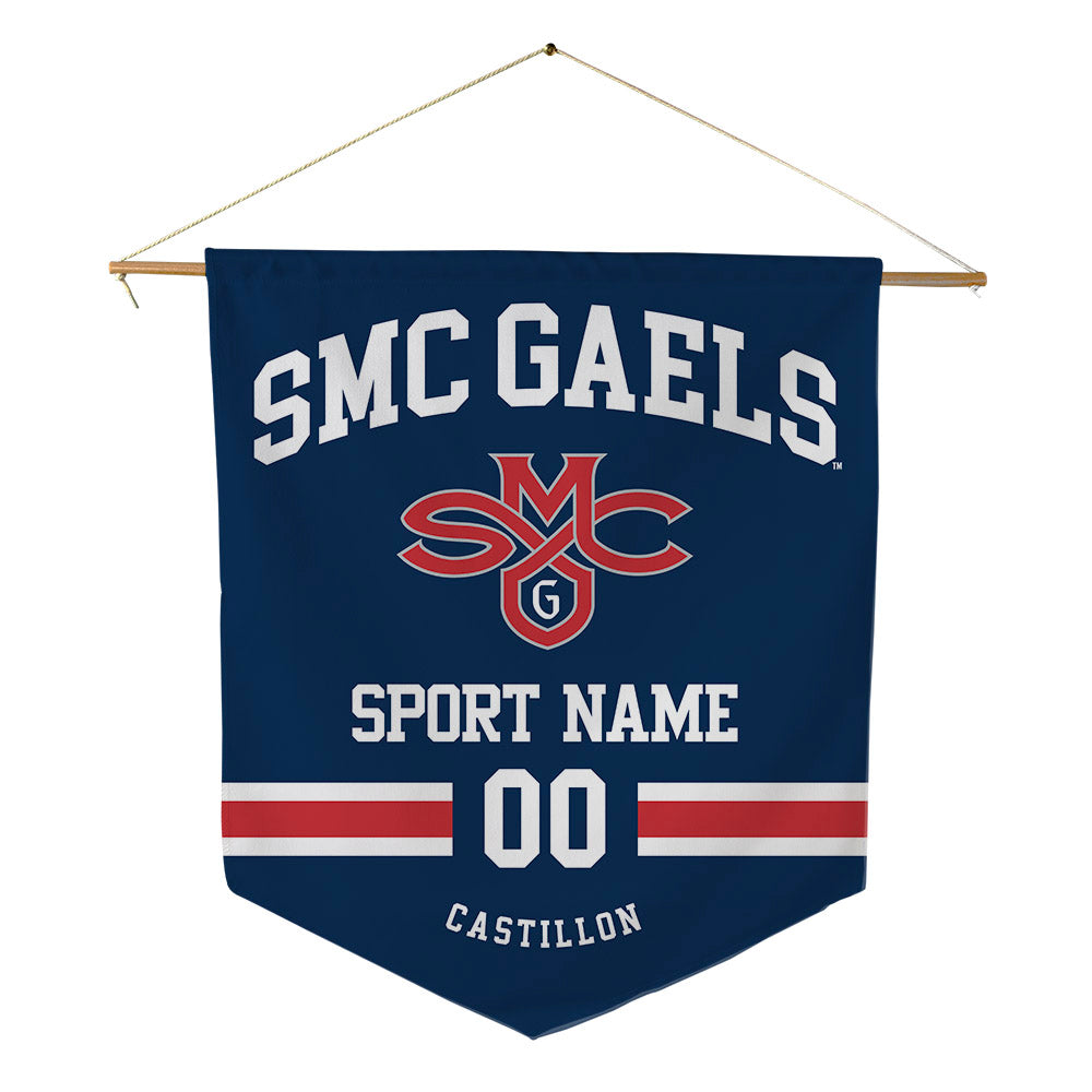 SMC - NCAA Women's Volleyball : Abby Castillon - Pennant - 18" x 21"-0