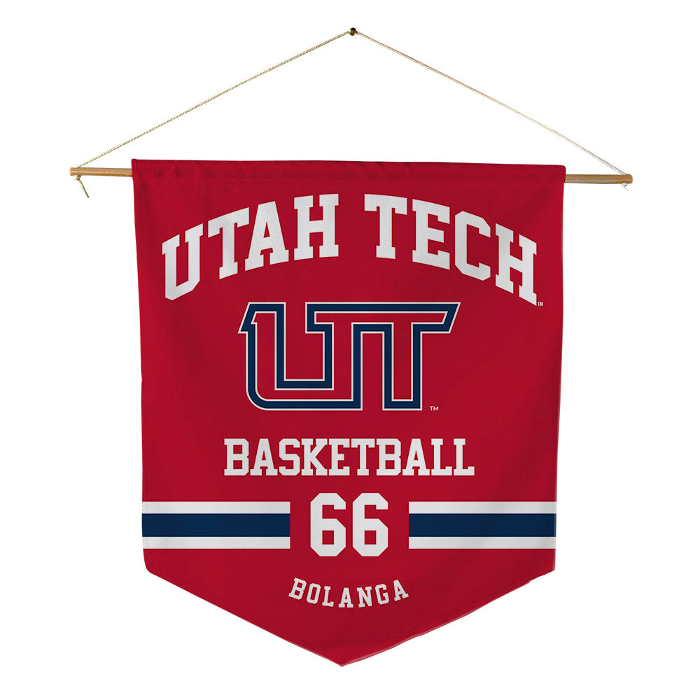 Utah Tech - NCAA Men's Basketball : Noah Bolanga - Pennant - 18" x 21"-0
