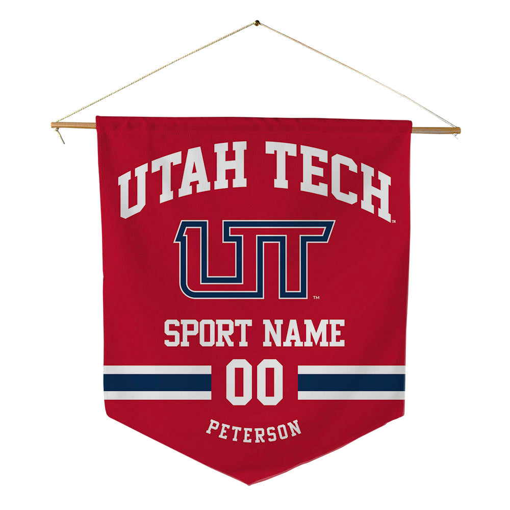 Utah Tech - NCAA Men's Cross Country : Grayson Peterson - Pennant - 18" x 21"-0
